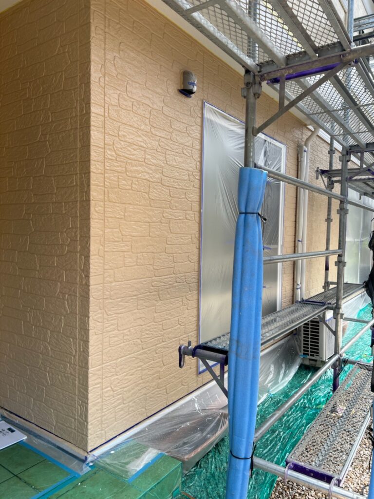 1階の外壁上塗り（完了）