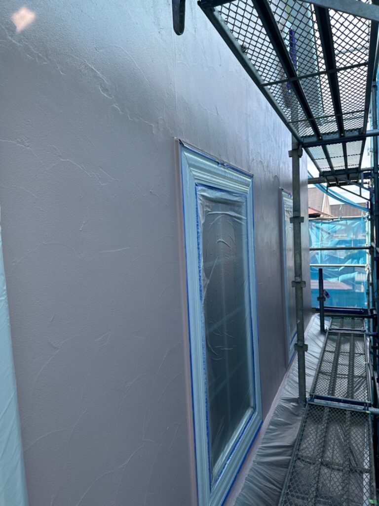 外壁中塗り(完了)