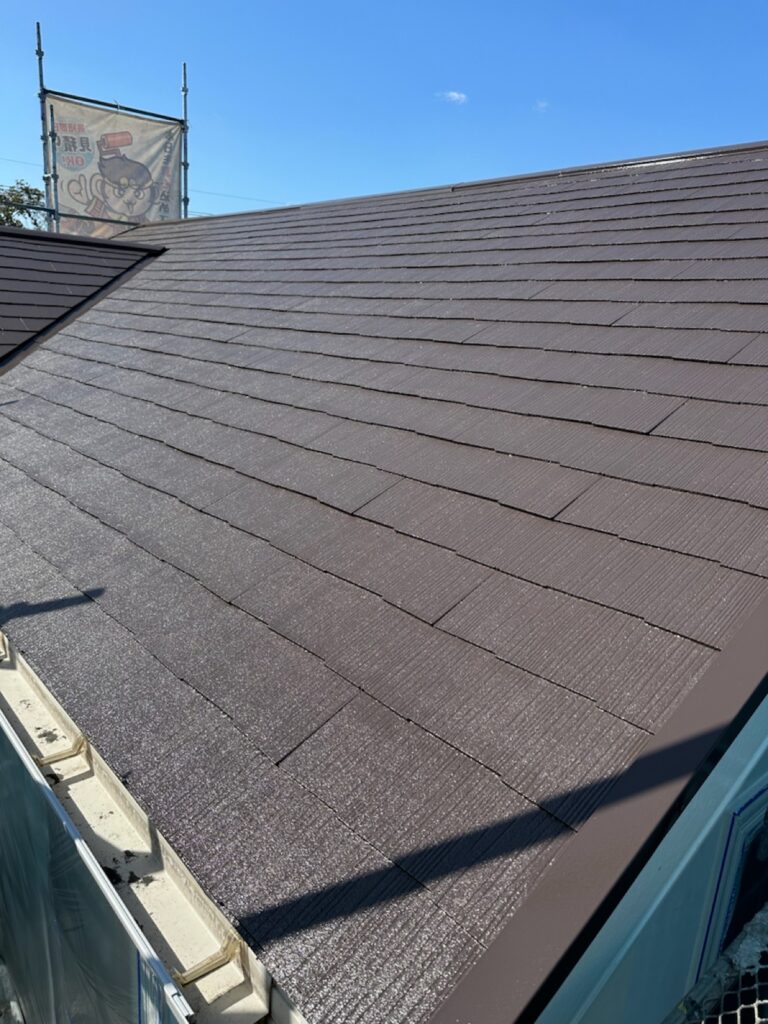 屋根中塗り(完了)