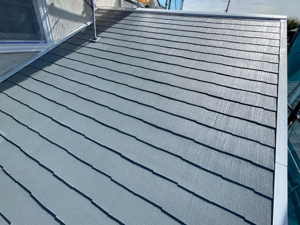 下塗り2回目(完了)<br />
※下塗り2回目で真っ白く仕上がりました。