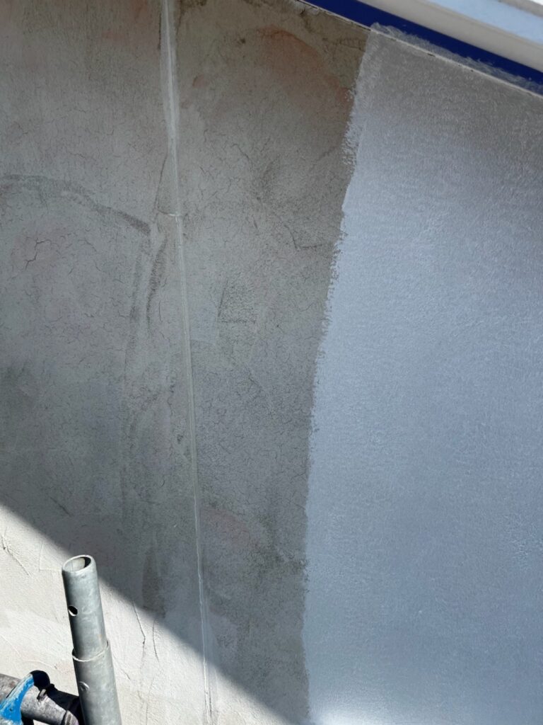 外壁下塗り2回目