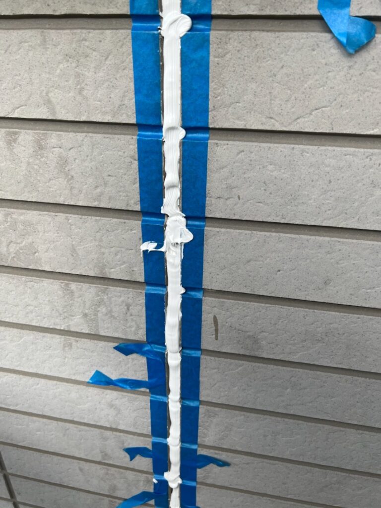 コーキング打ち込み