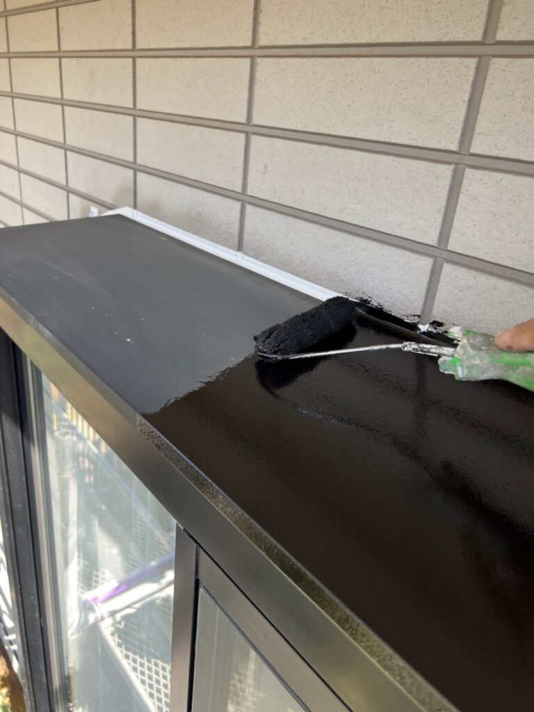 霧除けさび止め（下塗り）