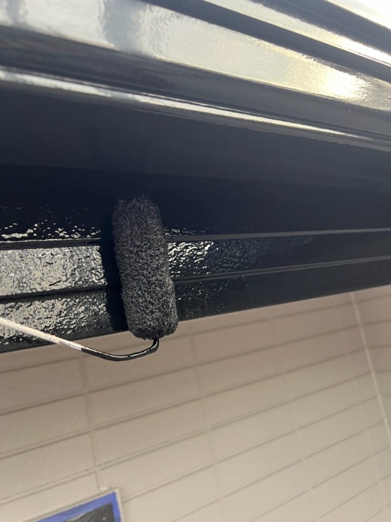 雨樋・鼻隠し上塗り