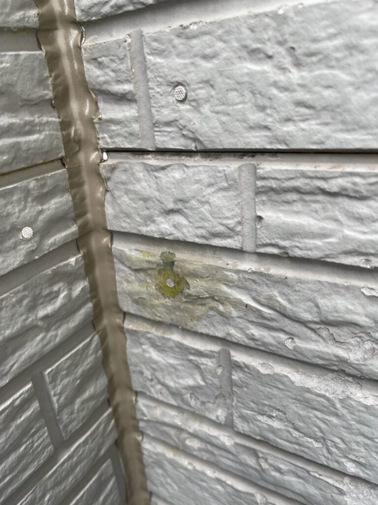 外壁ひび割れ補修<br />
（下地補修）