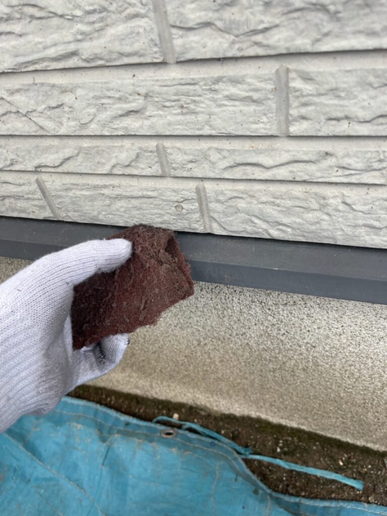 水切りケレン<br />
（下地調整）