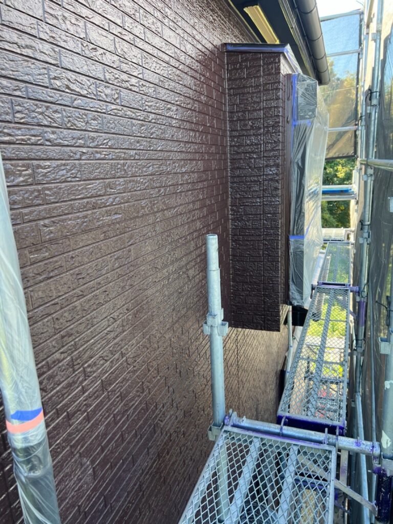 外壁中塗り（完了）<br />
（パイオニア）