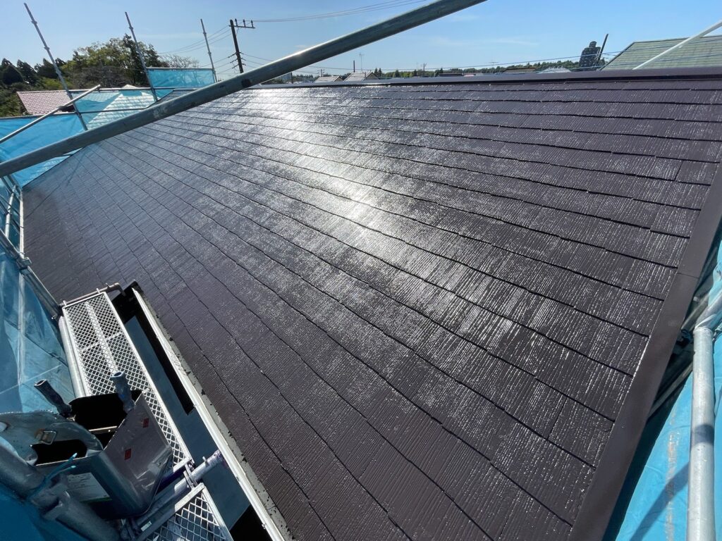 屋根中塗り（完了）