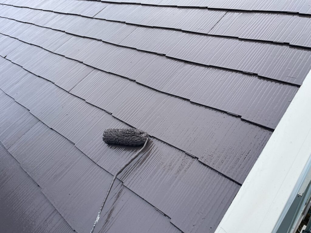 屋根上塗り（完了）