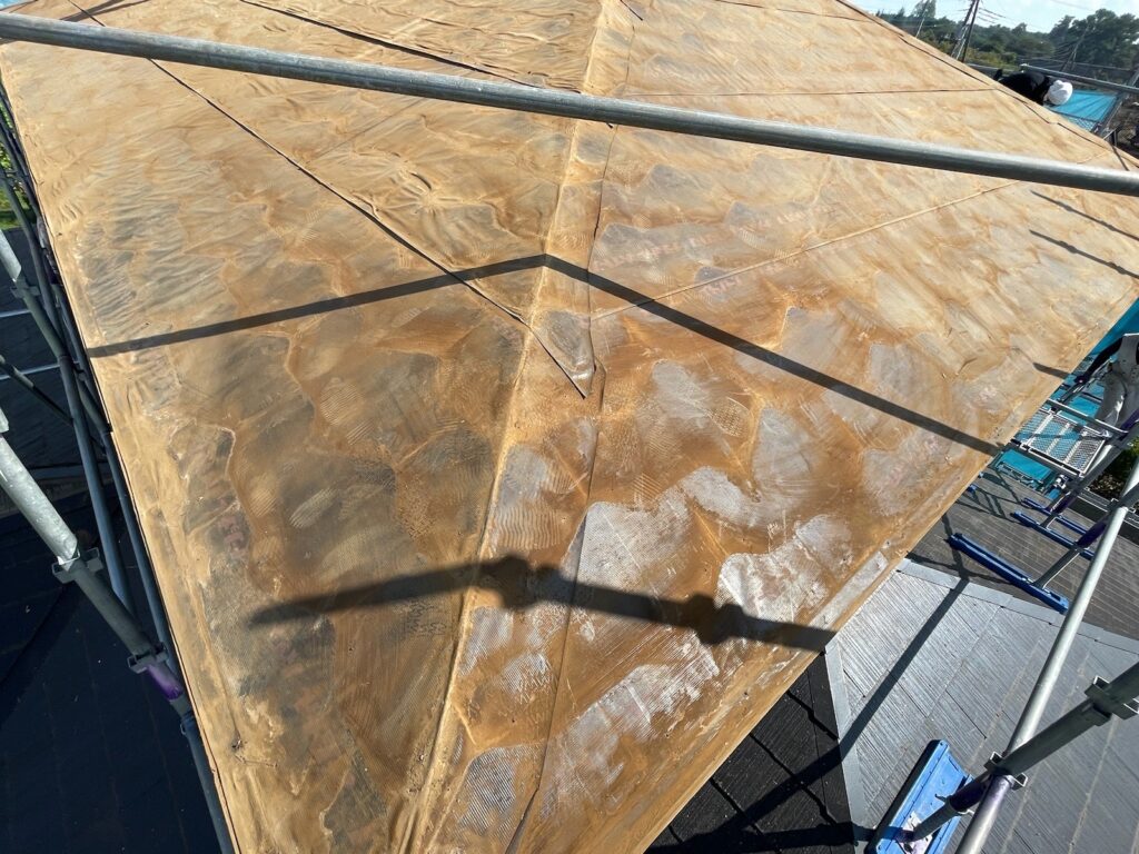 既存屋根の撤去後