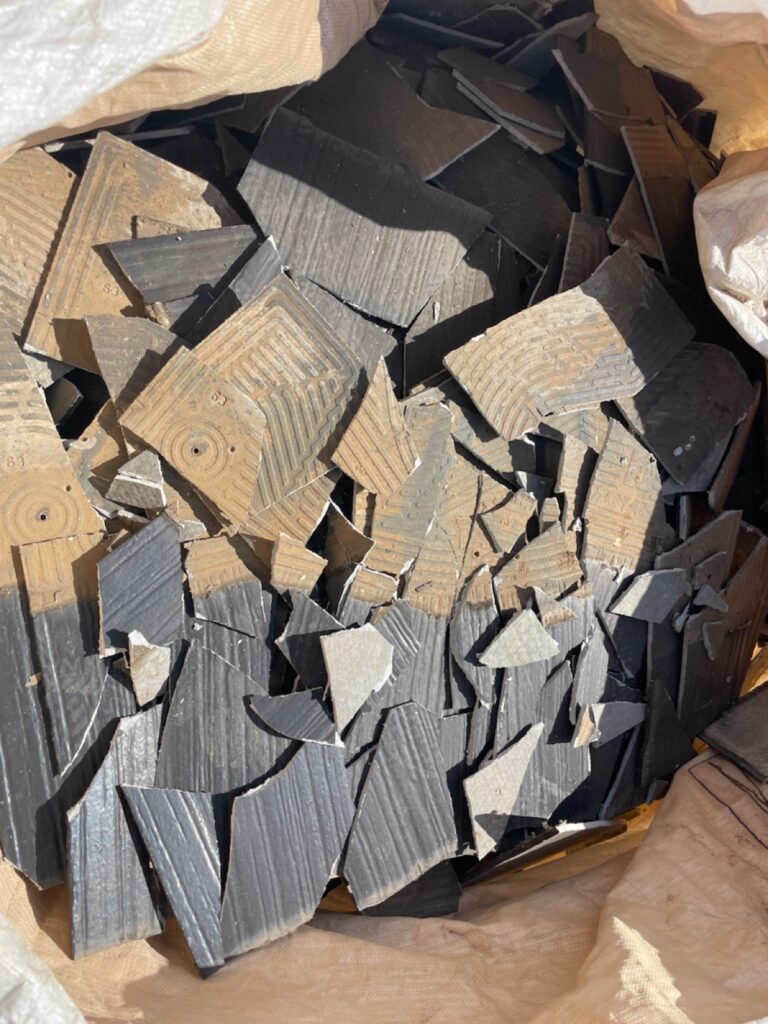 既存屋根の撤去後