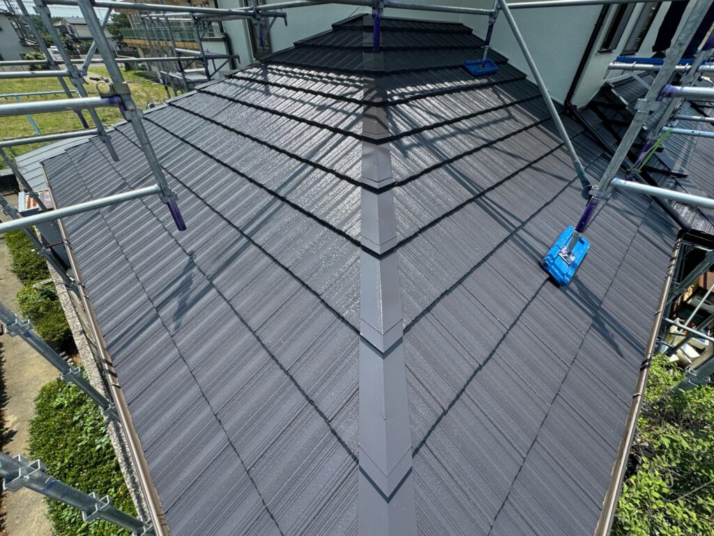 施工完了（下屋根）