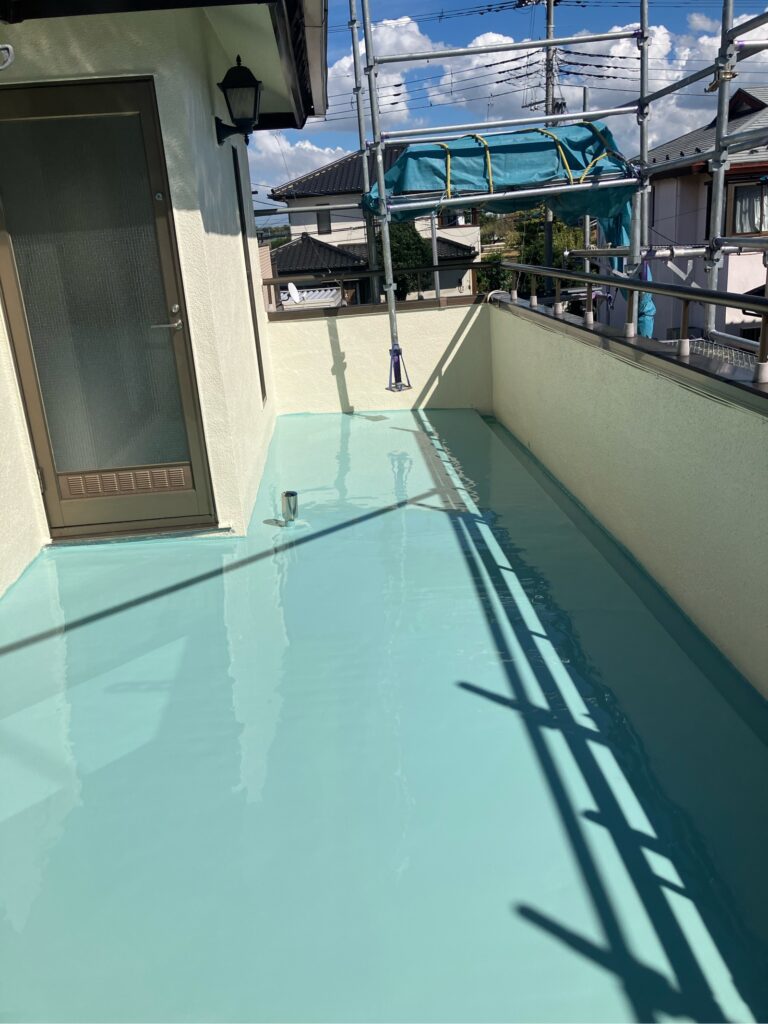 ウレタン防水2層目（完了）