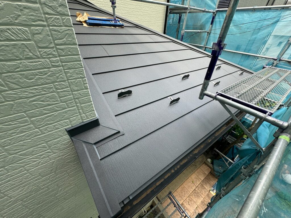 屋根完了(下屋根)