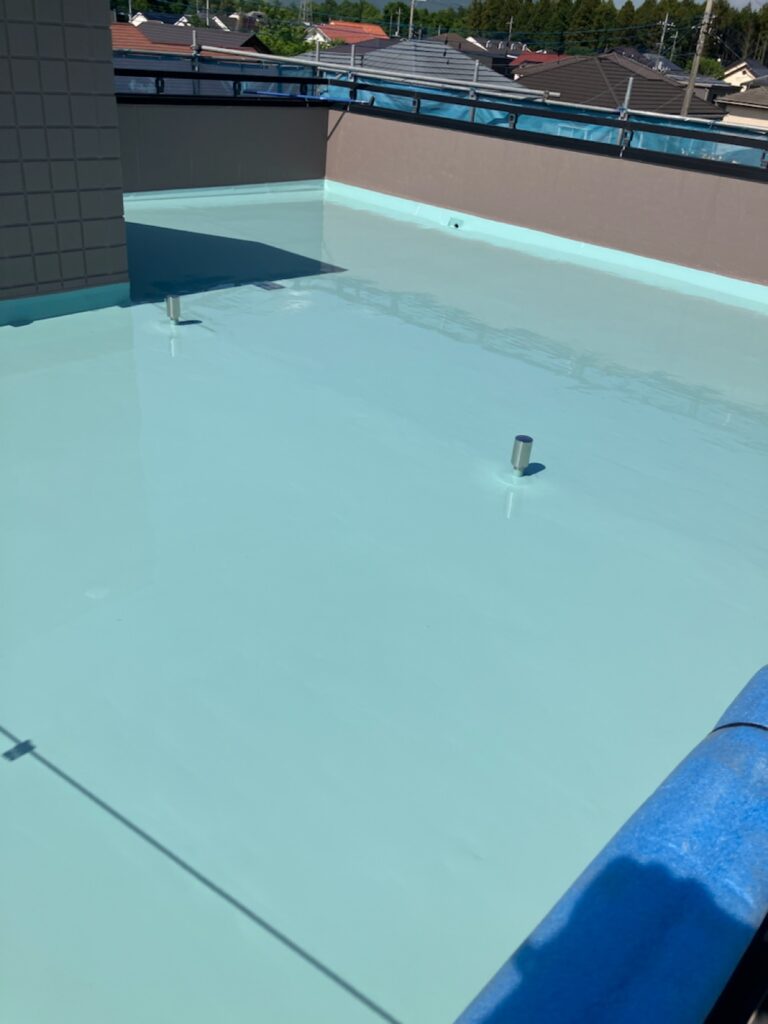 ウレタン防水2層目（完了）