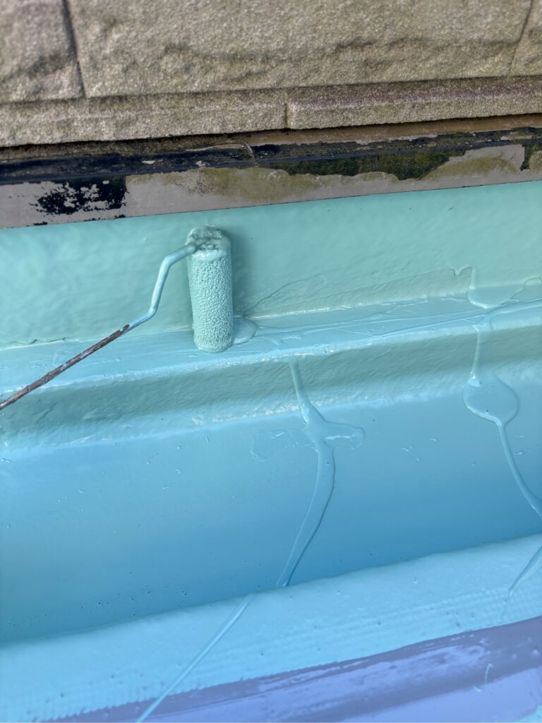 ウレタン防水2層目