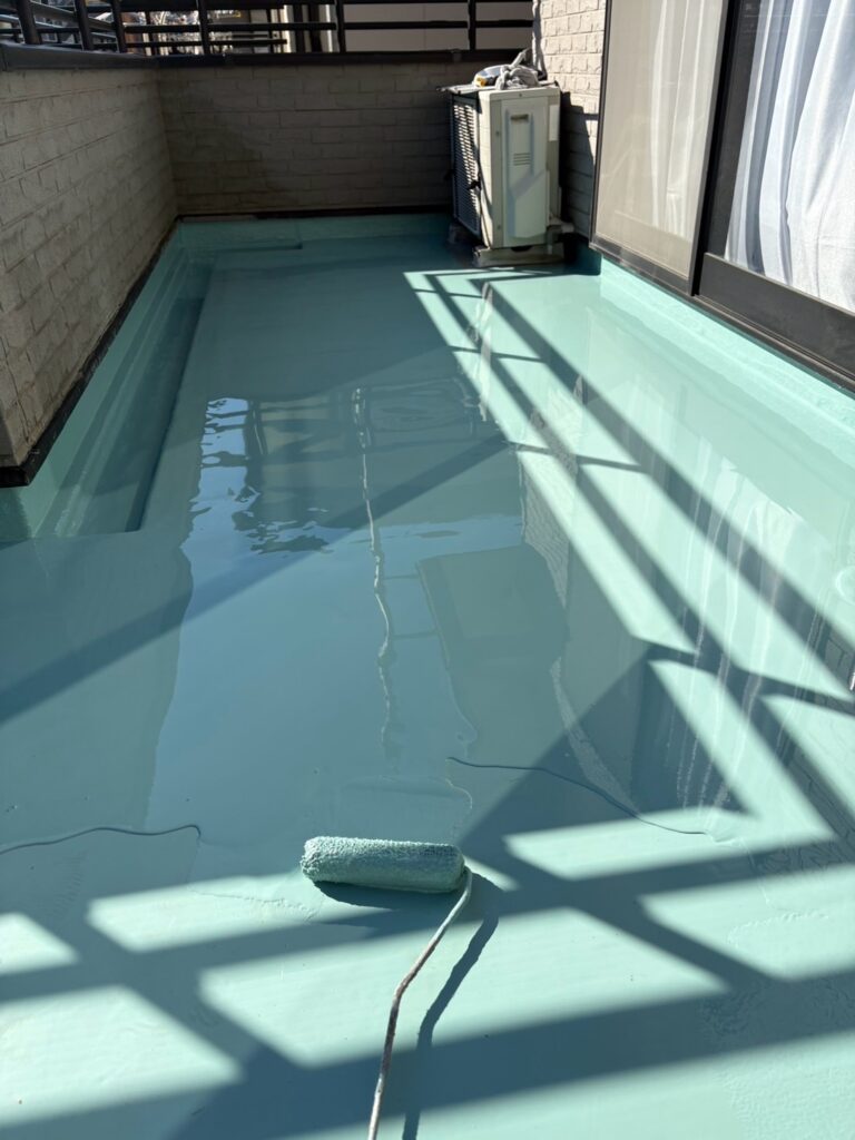 ウレタン防水2層目