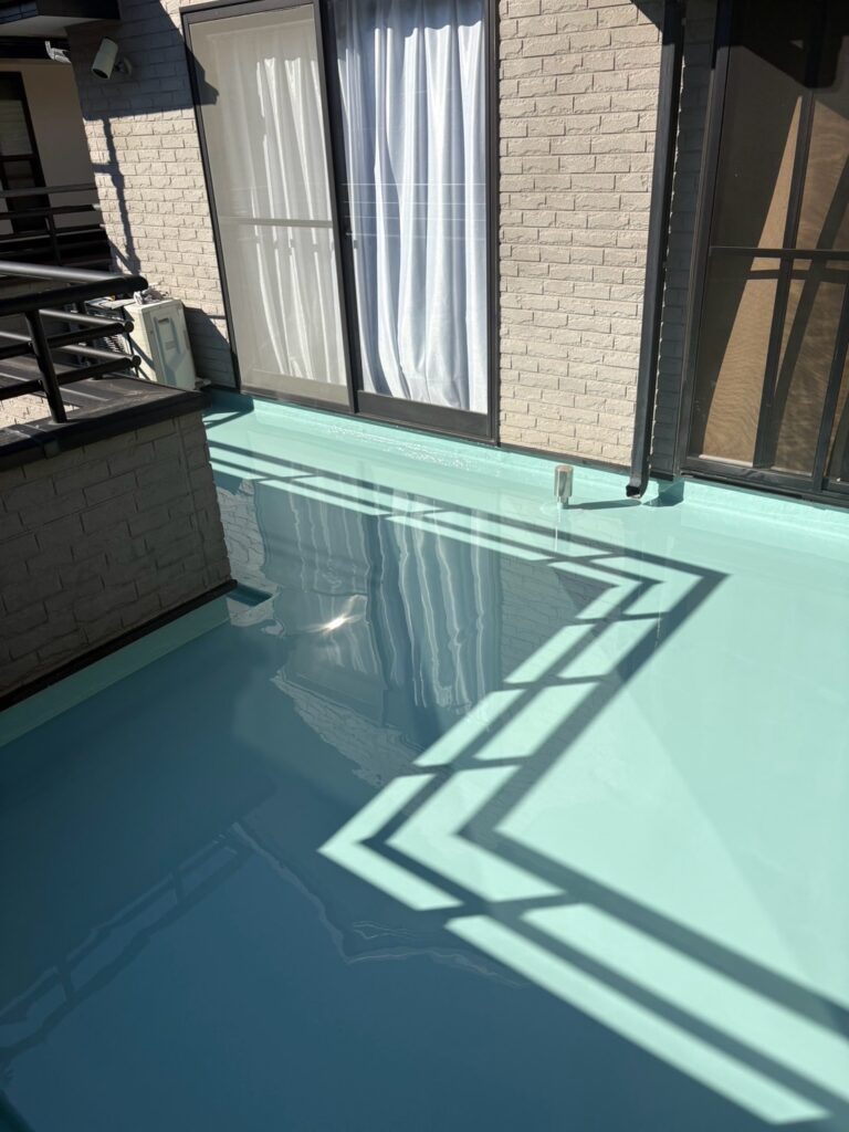 ウレタン防水2層目（完了）