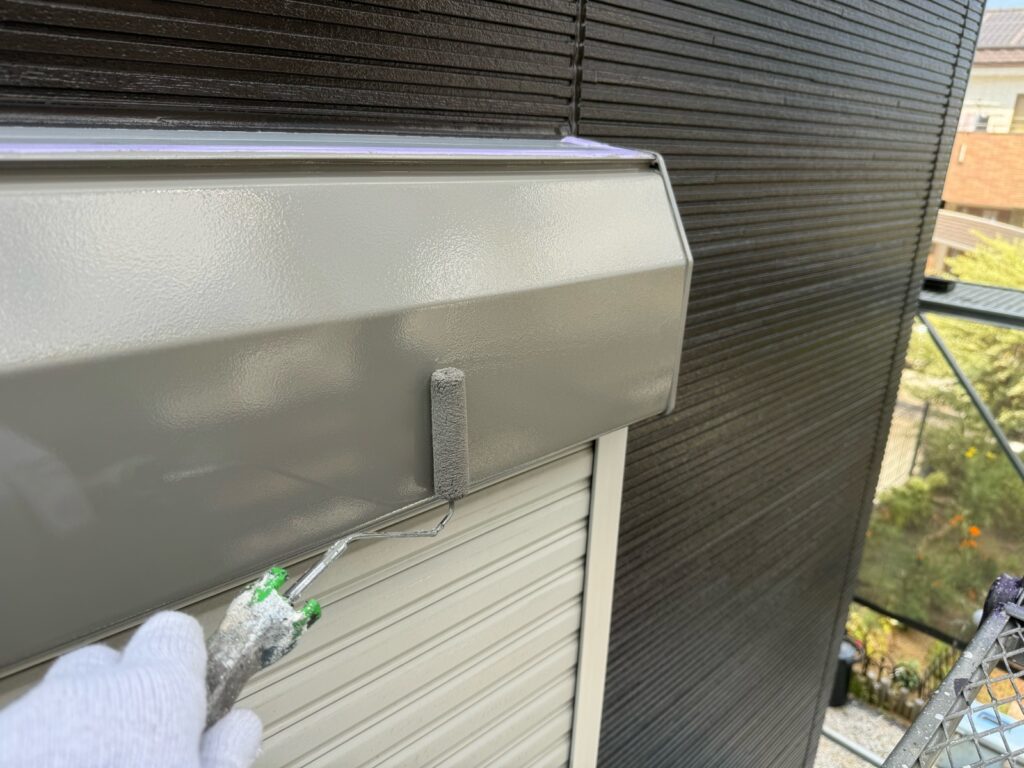 シャッターＢＯＸ上塗り（完了）