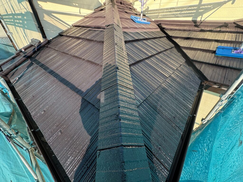 施工完了（下屋根）