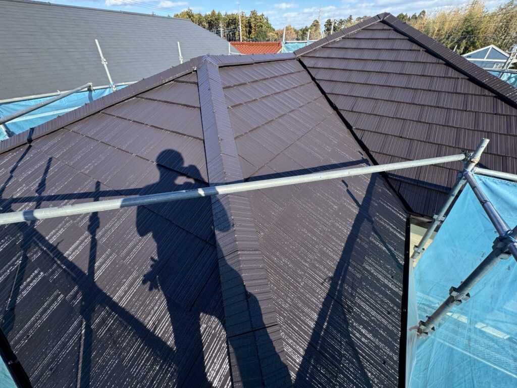 施工完了（大屋根）<br />
