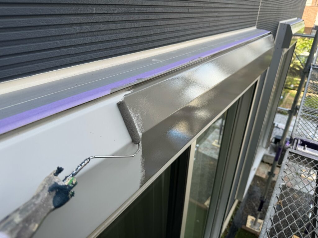 シャッターＢＯＸ中塗り