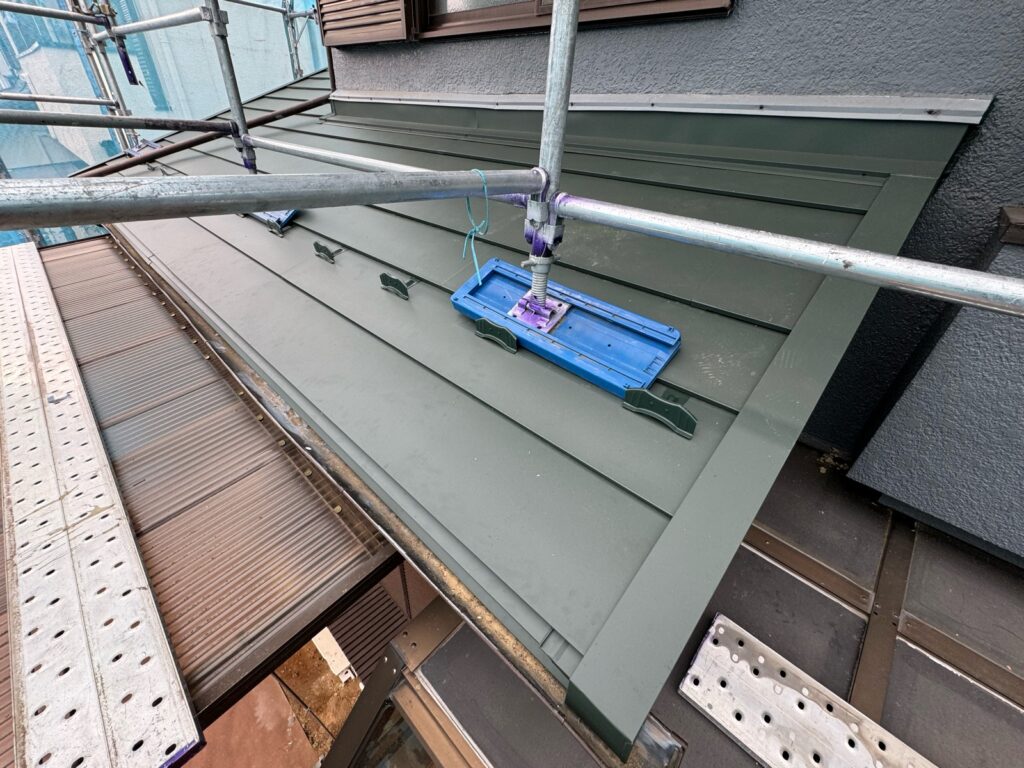 施工完了：下屋根