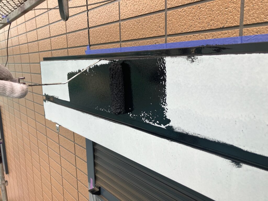 シャッターＢＯＸ中塗り