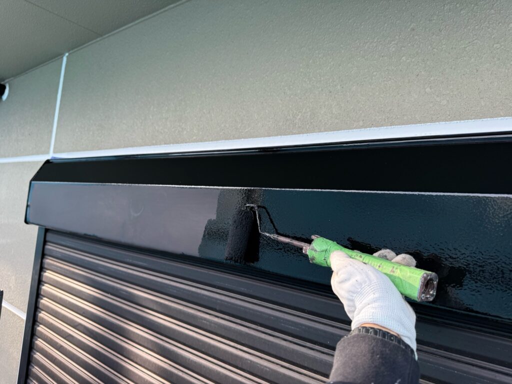 シャッターＢＯＸ中塗り