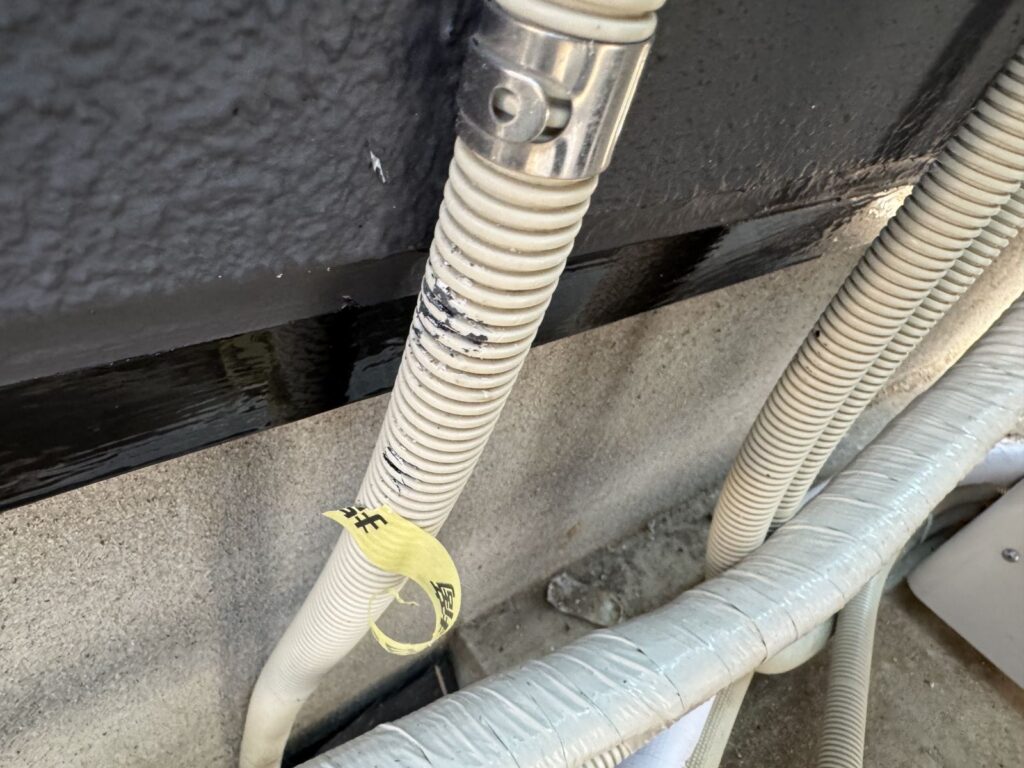 完了検査<br />
（最後に細かく検査を行い、手直しを行いました。）