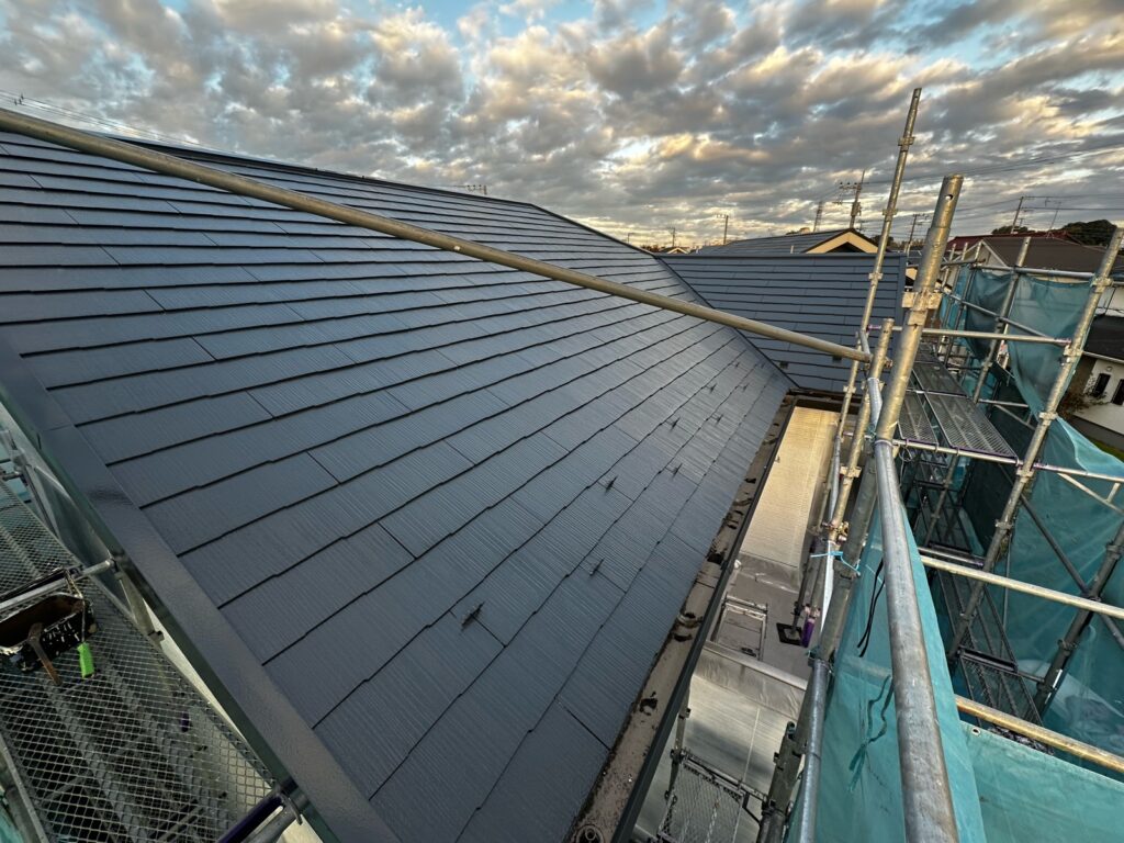 屋根中塗り（完了）