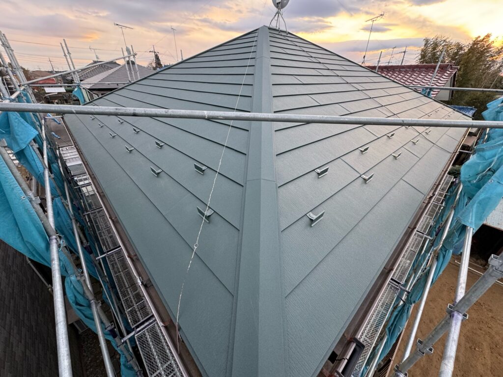 施工完了：大屋根