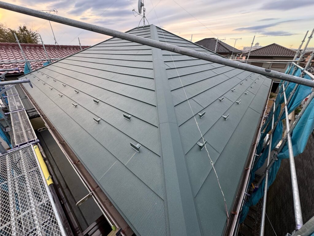 施工完了：大屋根