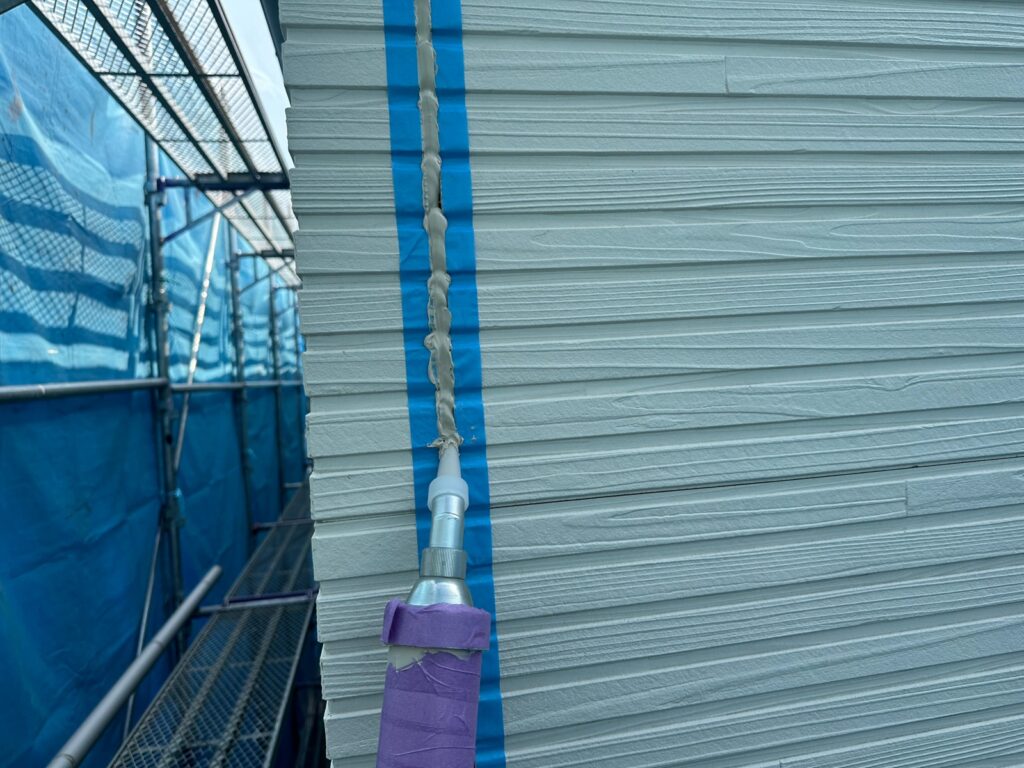 コーキング打ち込み