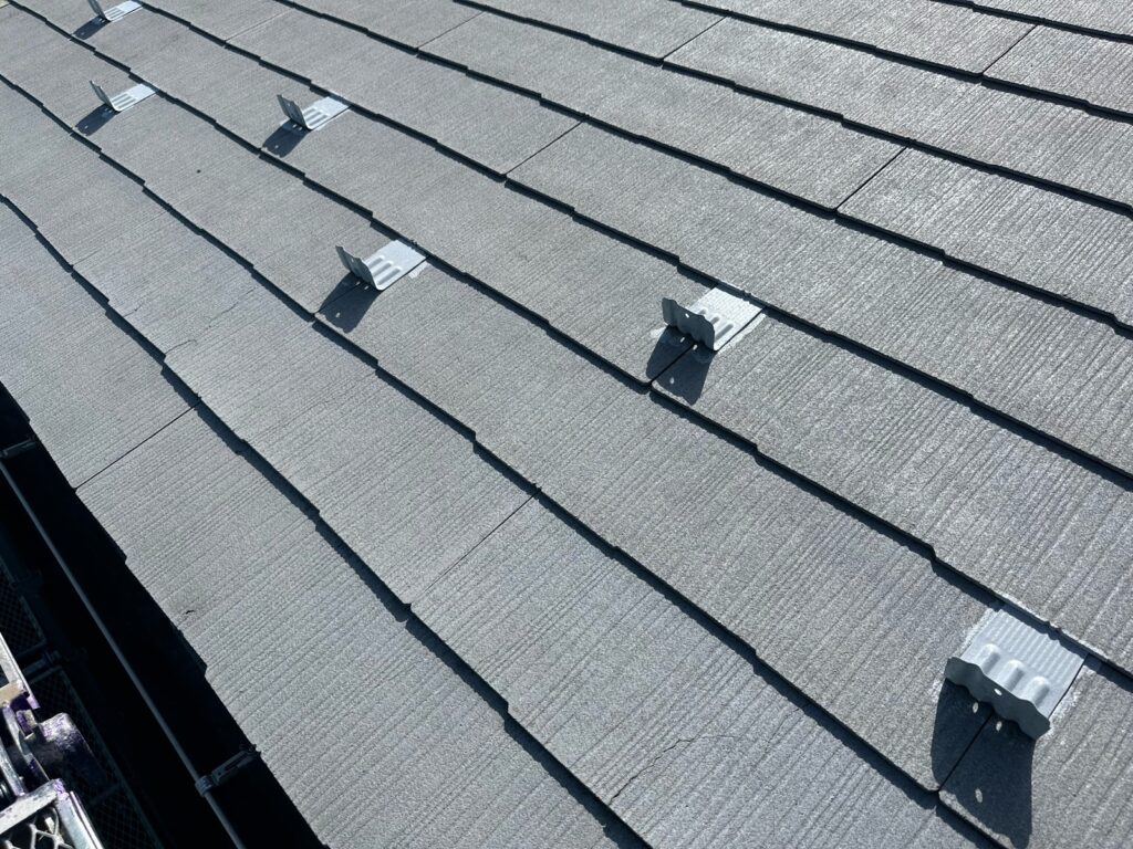 雪止めさび止め（鉄部の下塗り）