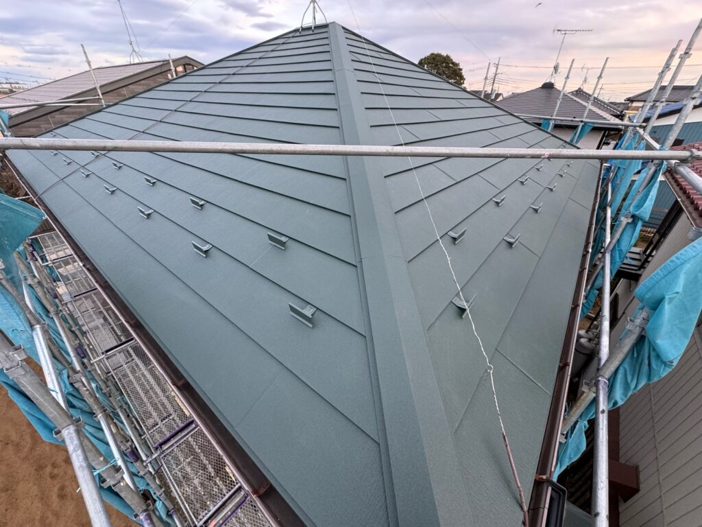 施工完了：大屋根