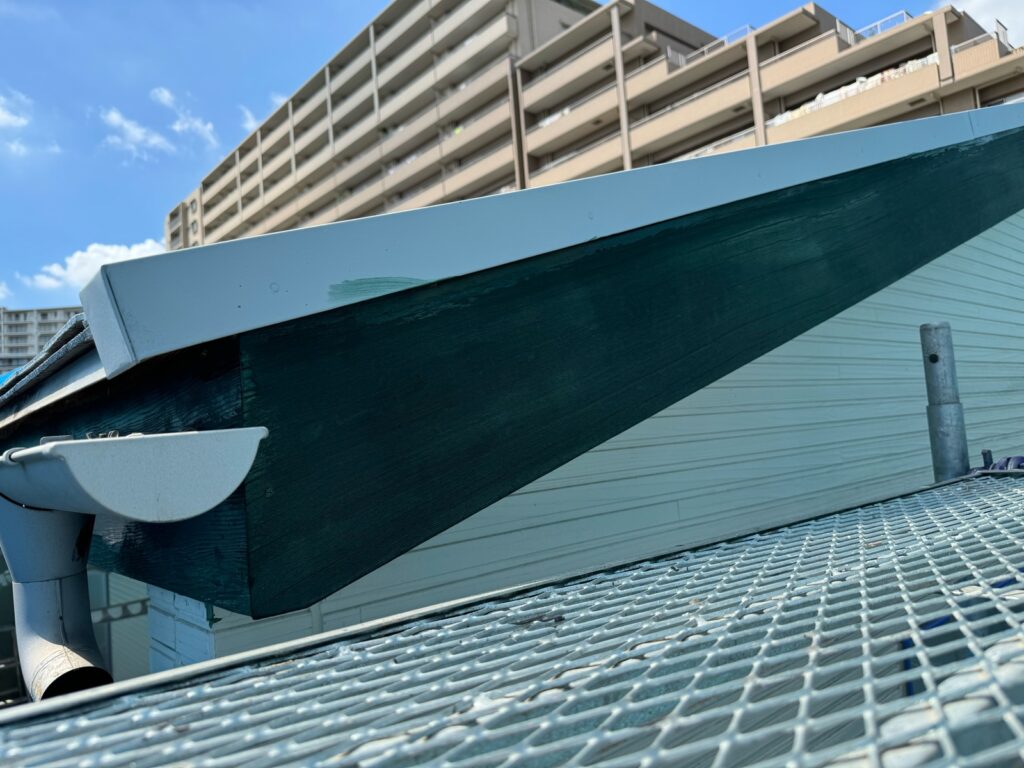 破風板上塗り（完了）