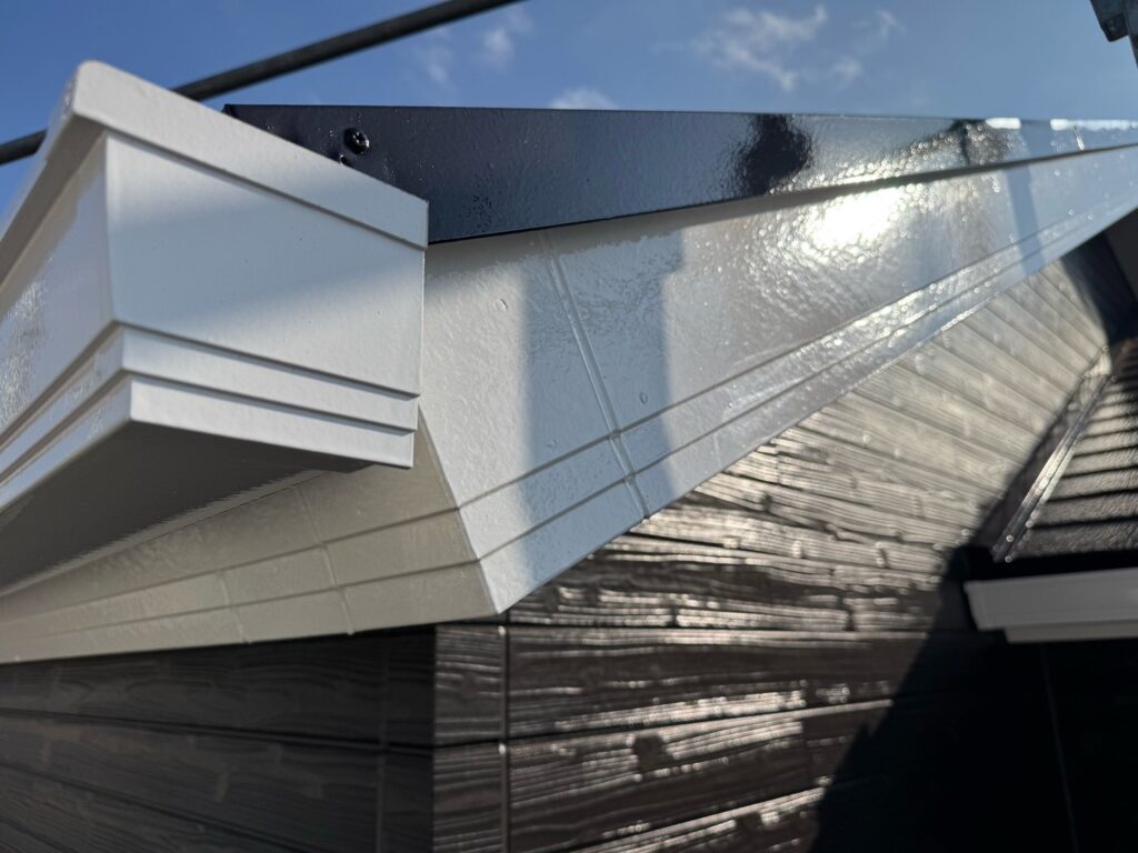 破風板：施工完了