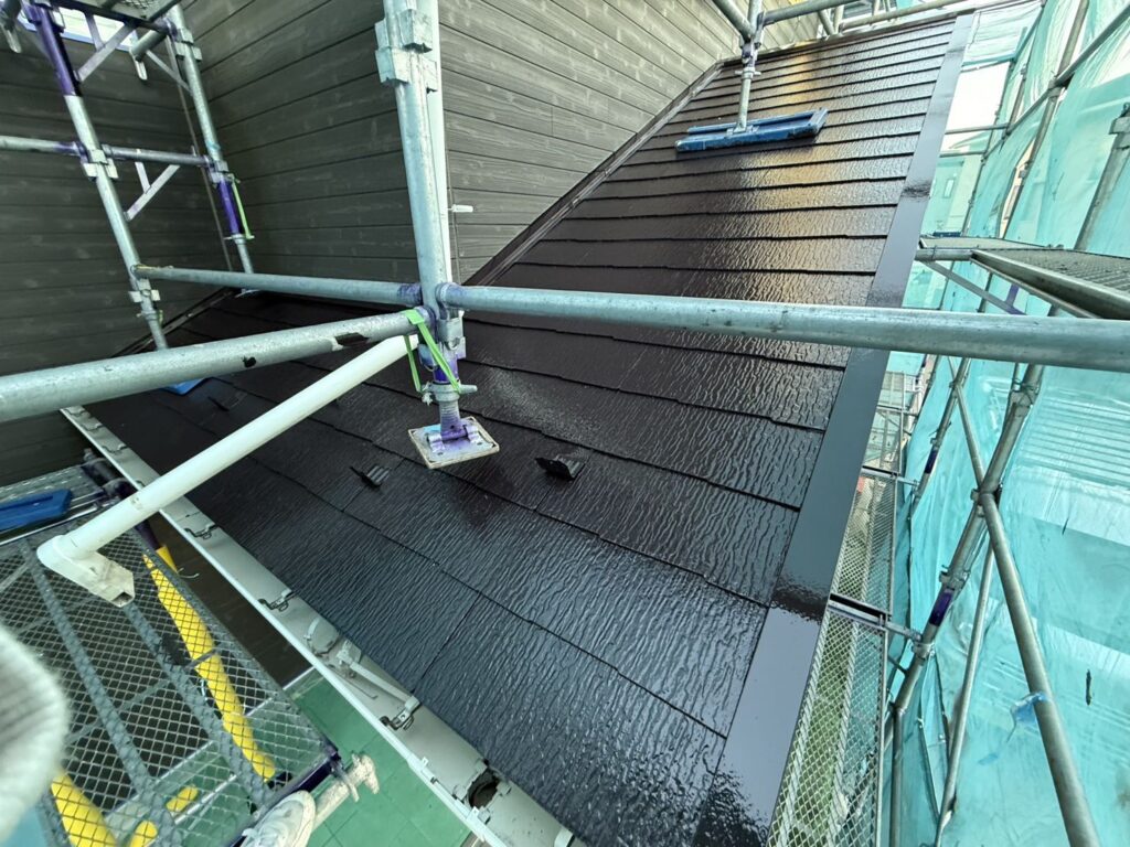 施工完了：下屋根