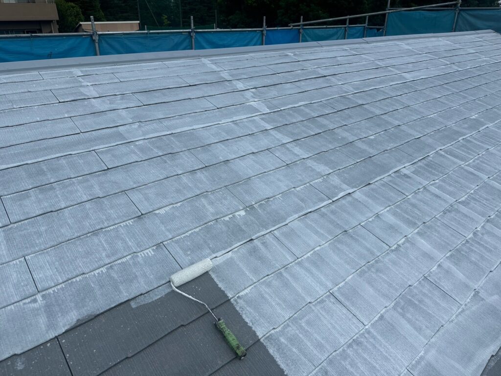 下塗り（１回目）<br />
