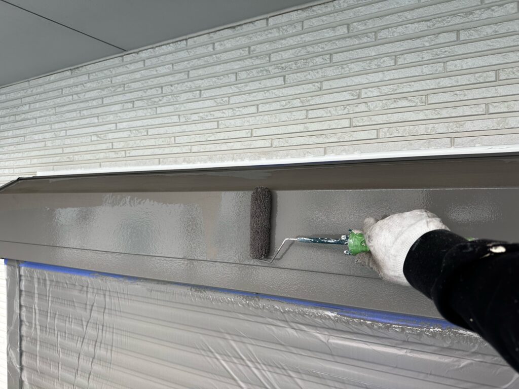 シャッターＢＯＸ中塗り