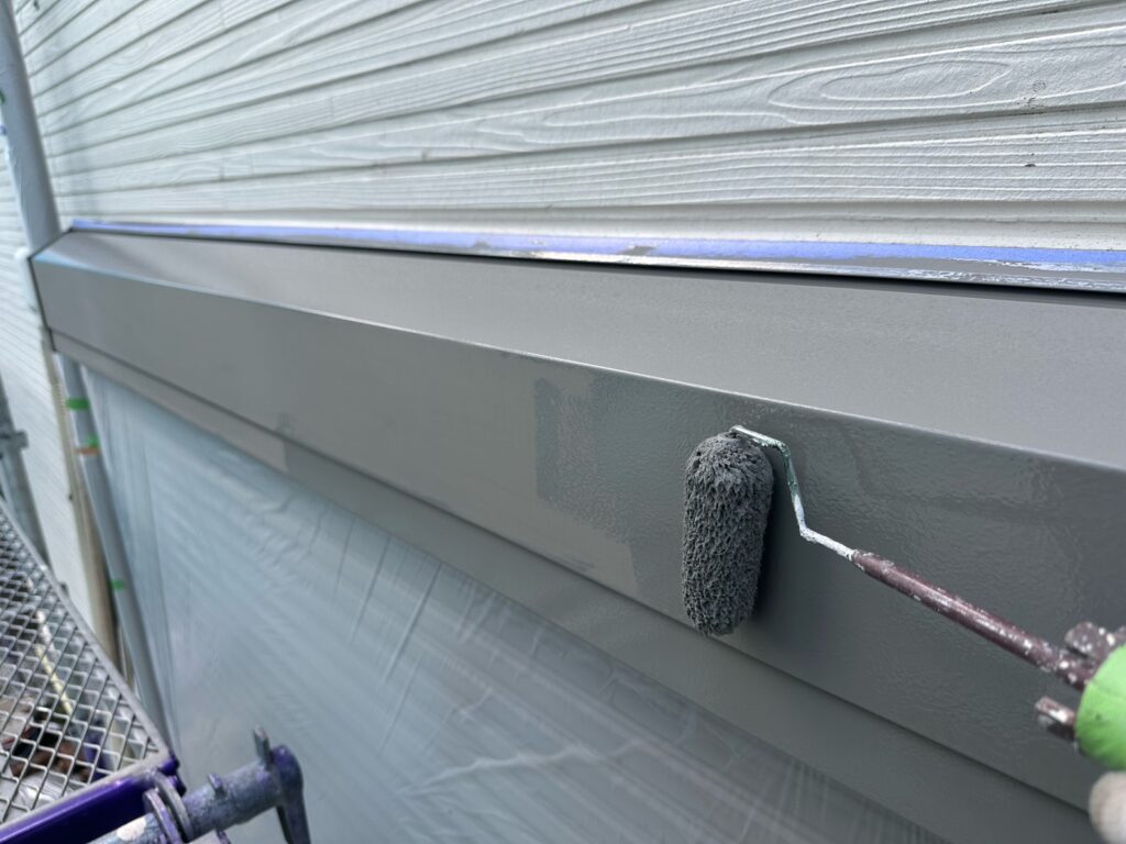 シャッターＢＯＸ中塗り