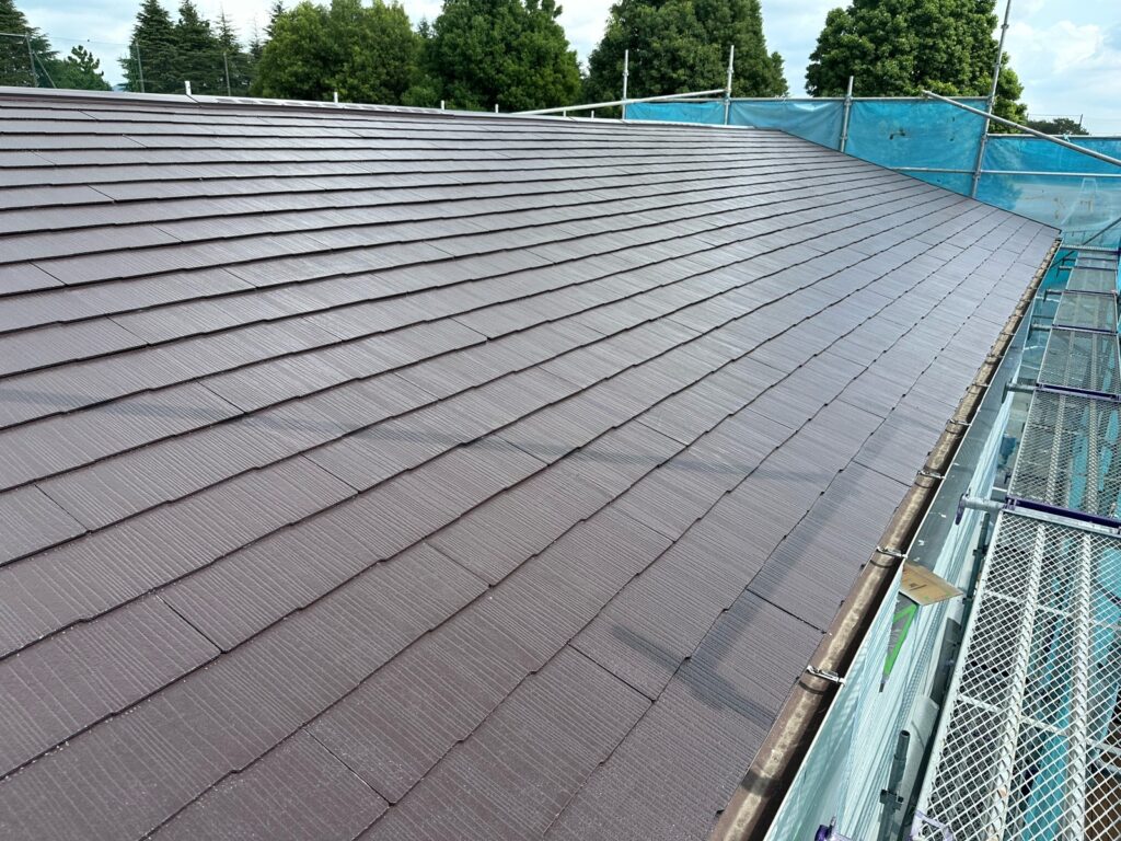 屋根中塗り（完了）