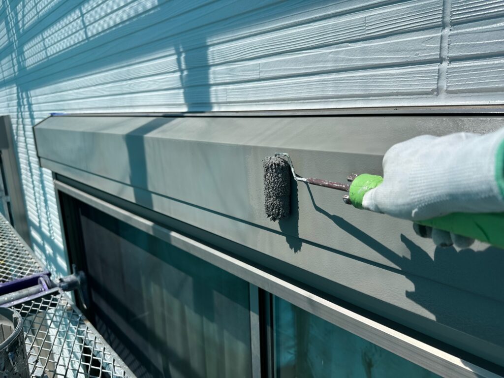 シャッターＢＯＸ上塗り（完了）