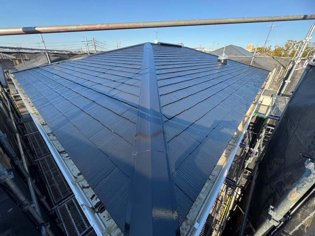 屋根中塗り（完了）