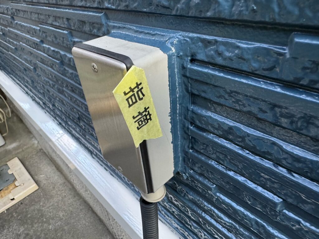 完了検査<br />
（最後に細かく検査を行い、手直しを行いました。）