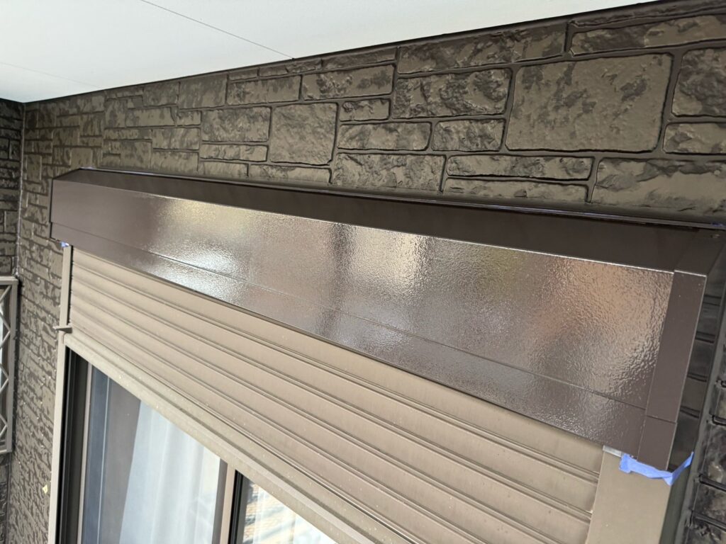 シャッターBOX上塗り(完了)