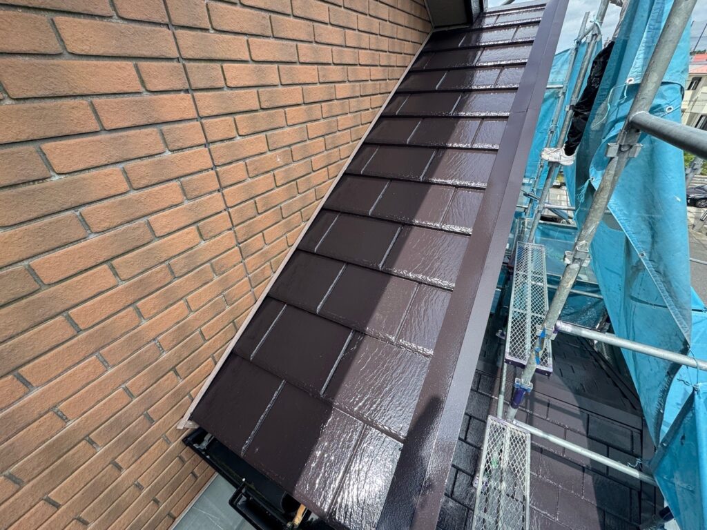 屋根：施工完了（下屋根）