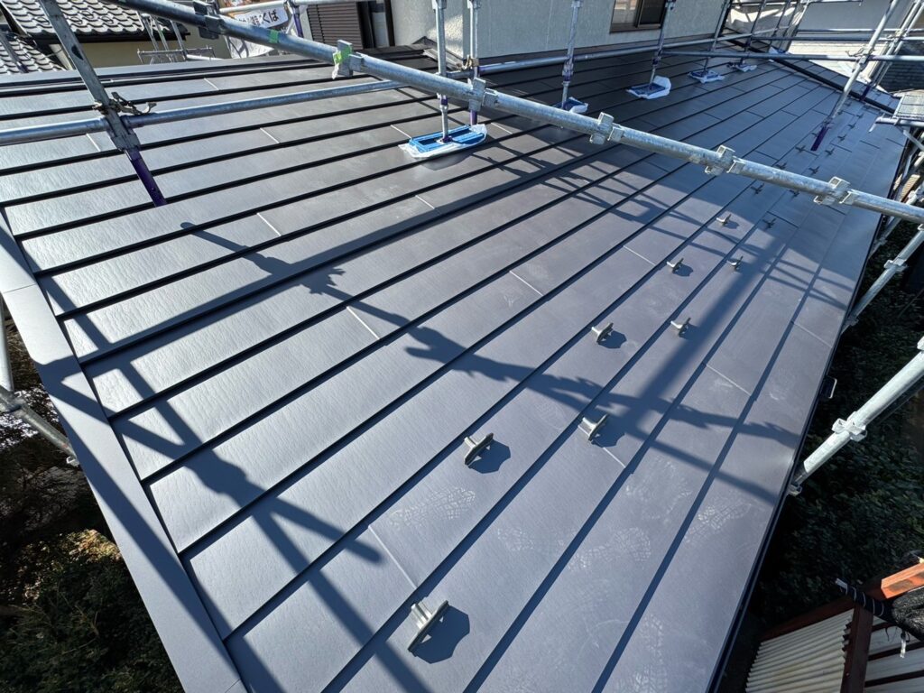 施工完了:下屋根