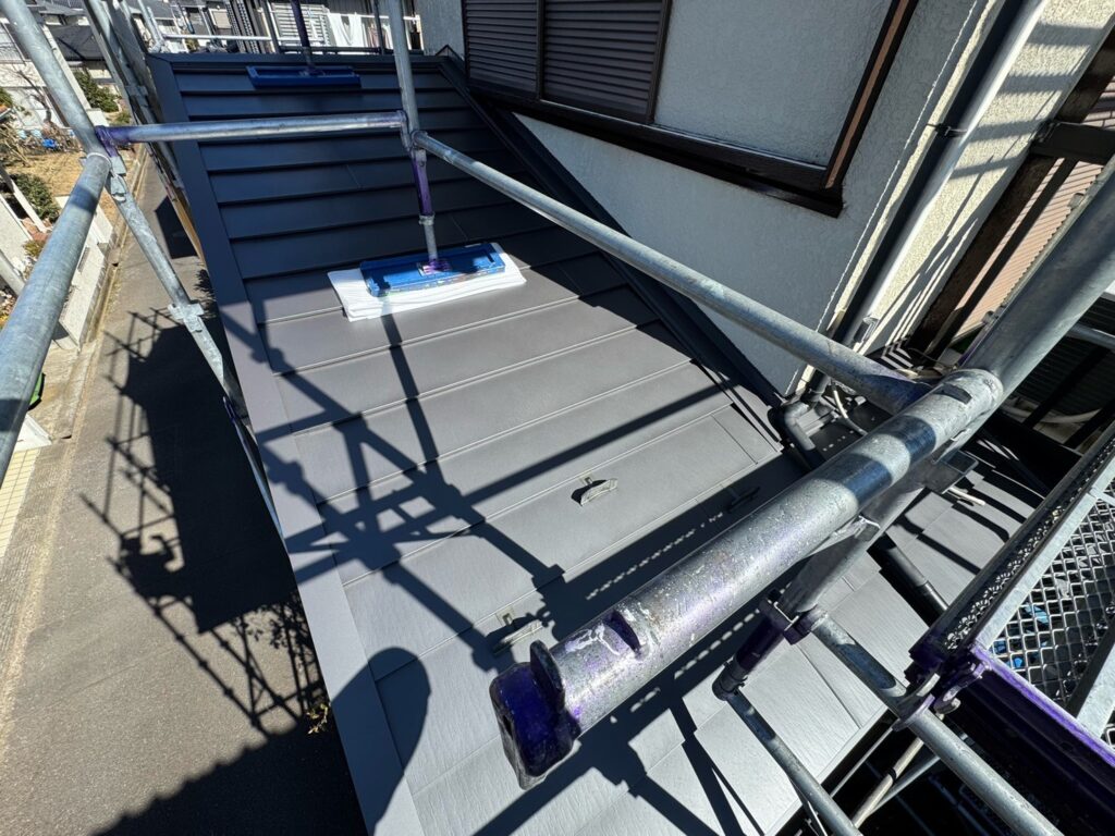 施工完了:下屋根